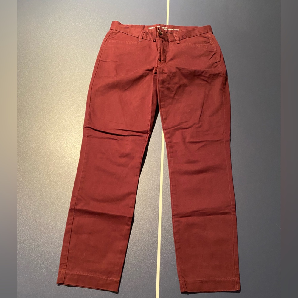GAP Women's Brick Red Trousers